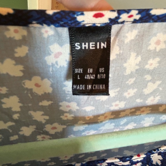 Elegant Blue and Purple Peplum Bell Sleeve Blouse - Picture 5 of 5